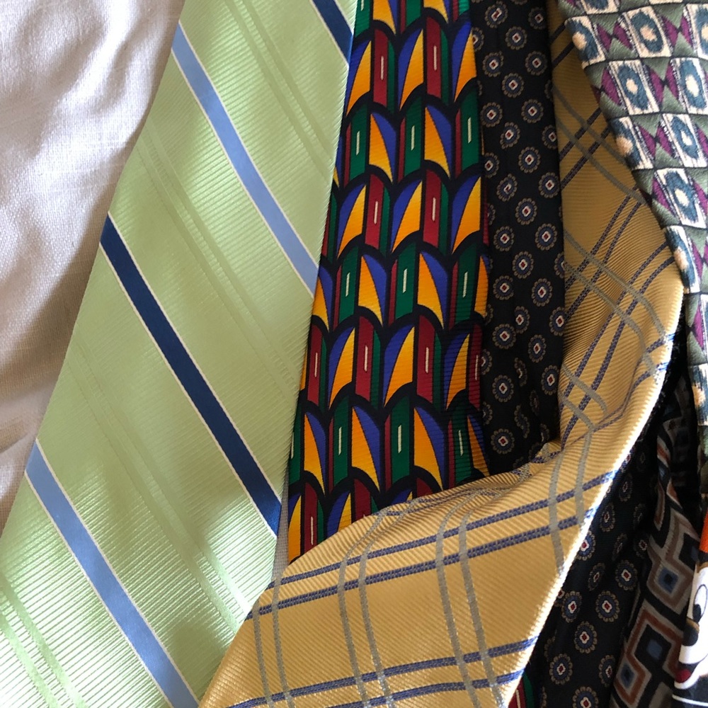 Brooks Brothers Pink + more Mens Tie Lot of 25 - Picture 4 of 8